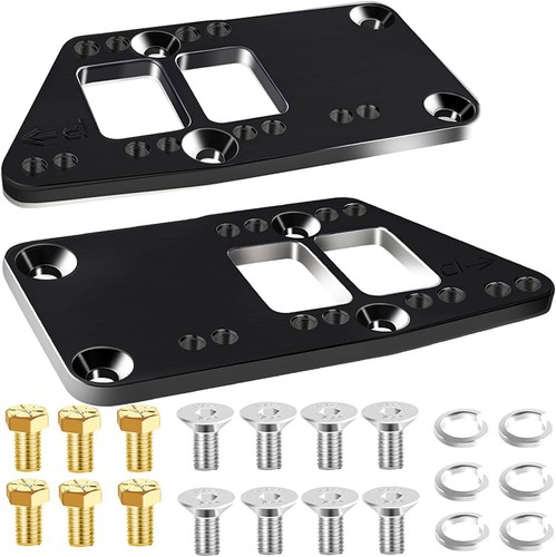 Black billet engine mounts - billet,